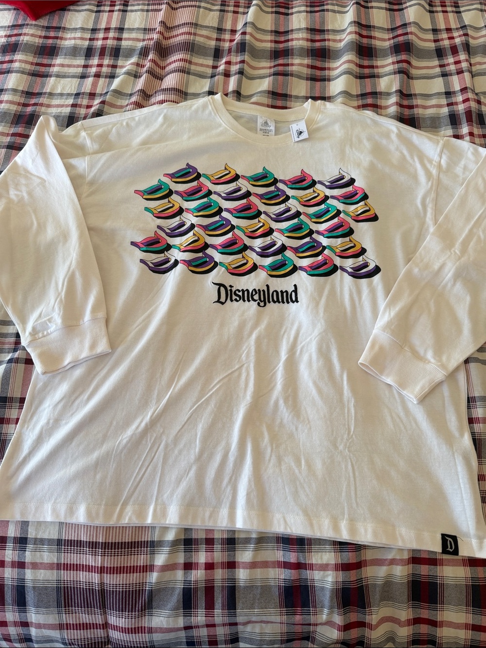 NWT Disneyland White Long-Sleeve Tee